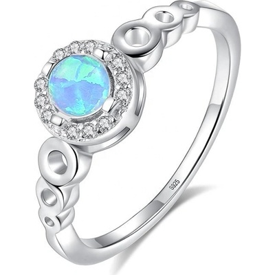 Linda's Jewelry Strieborný prsteň Dotyk Opálu IPR108