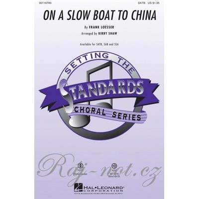 On a Slow Boat to China/SATB* + klavír/akordy
