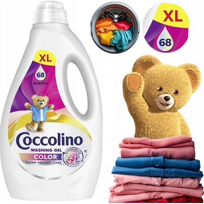 Coccolino Care prací gél farebné oblečenie 68 PD
