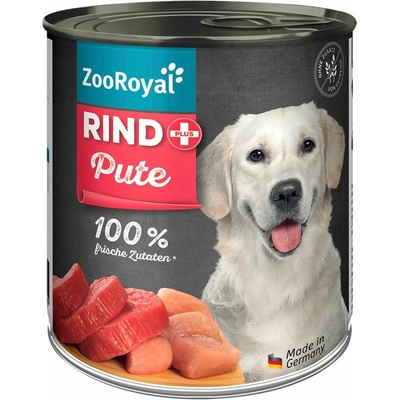 ZooRoyal hovězí & krůtí 6 x 800 g