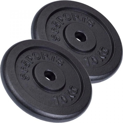 SCSports litina kotouče 2 x 10 kg 280 mm