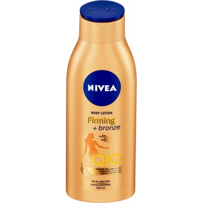 Nivea Q10 Plus Firming + Bronze tělové mléko 400 ml – Zboží Mobilmania