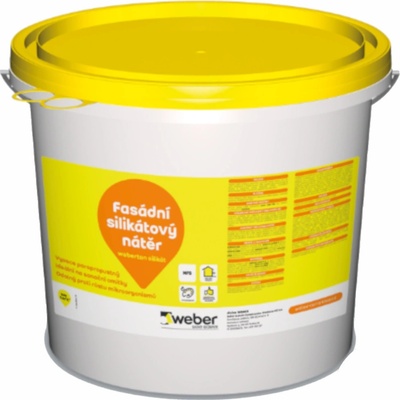 weberton Barva fasádní silikát bezpříplatkový odstín 25 kg