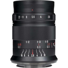 7Artisans 60mm f/2,8 MK II Macro objektiv (L-mount, Sony E, Micro 4/3, Fuji FX, Nikon Z, Canon R) Typ bajonetu: Sony E Podporuje přiblížení 1:1