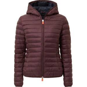 Save the Duck Дамско синтетично яке Save the Duck Women's Daisy Synthetic jacket - Burgundy Black - размер 6 (104-3011-2517)