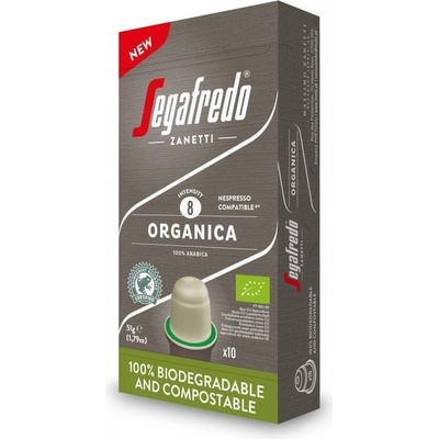 Segafredo Kávové kapsule Organica 100% Arabica pre Nespresso 10 ks