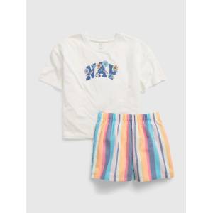 GAP Детска къса пижама GAP GAP | Byal | Момичешки | 104