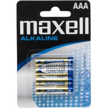 Maxell Батерии Maxell - супер алкални, 4бр. AAA (LR03), 1, 5V (без живак) 18731 (18731)