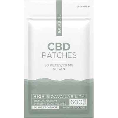 CBD náplast 15mg 30 ks NATURE CURE