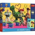 Trefl Trefl: „Играта на играчките - Играчки и приятели Макси пъзел - 24 части