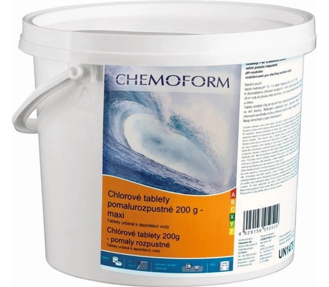 VÁGNER POOL Chlórové tablety pomalurozpustné maxi 3 kg