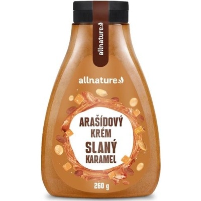 Allnature Arašídový krém slaný karamel 260 g