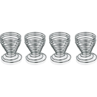 Kela Globul sada stojánků na vejce 5x5x6 cm chrom 17580