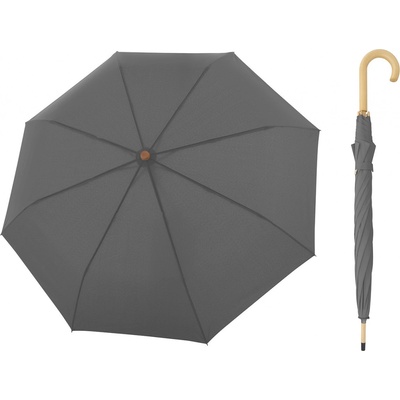 Doppler nature long Slate Grey eko deštník šedý