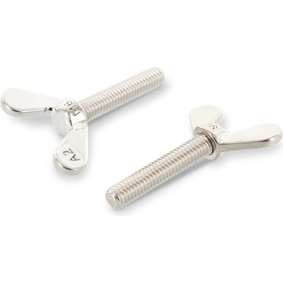 INOX DIN 316 křídlový šroub GT, německá forma, nerez A2 Varianta: DIN 316 křídlový šroub GT, německá forma nerez A4 M6X20 – Sleviste.cz