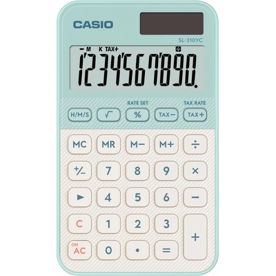 Casio Kalkulačka Casio SL 310 YC - 10 míst / zelená