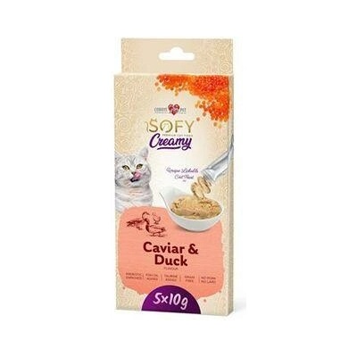 Pochoutka Aiko Cat SOFY Creamy Caviar&Duck 5x10 g