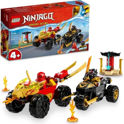 LEGO® NINJAGO® 71789 Kai a Ras v dueli auta s motorkou