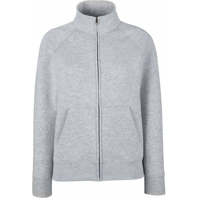 Fruit of the Loom Premium Lady-Fit Sweat Jacket COT-16211600101 bílá