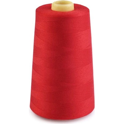Polyesterové nitě pro overlocky i klasické šití návin 5000 yards PES 40/2, malé, 572 Poppy Red