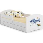 Kobi Детско легло Luk с парапет и чекмедже с различни мотиви (140 х 70 см, shark)