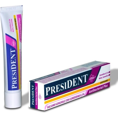 PresiDent antibacterial plus gel na dásně s chx 0.5% 30 ml – Hledejceny.cz