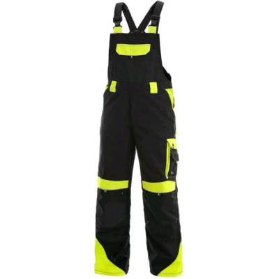 CXS Sirius Tristan Kalhoty s laclem černá/žlutá fluorescent, zkrátená na výšku 170-176 cm