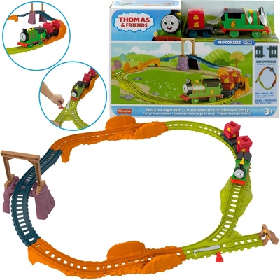 Fisher-Price Sada Mašinka Tomáš a přátelé Poštovní Doručení Petra lokomotiva s pohonem koleje – Sleviste.cz