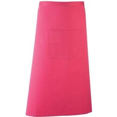Premier Workwear Pracovní zástěra s kapsou PR158 Hot Pink Pantone 214c 90x80cm