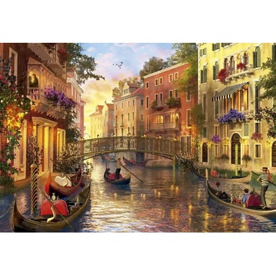Educa - Puzzle Sunset at Venice - 1 500 piese
