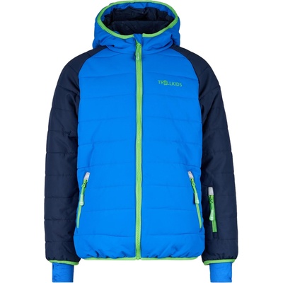 TROLLKIDS Детско зимно яке Trollkids Kid's Hafjell Snow Jacket Pro Ski jacket - Navy / Med Blue / Green - размер 92 (EU) (703-2537-0611)