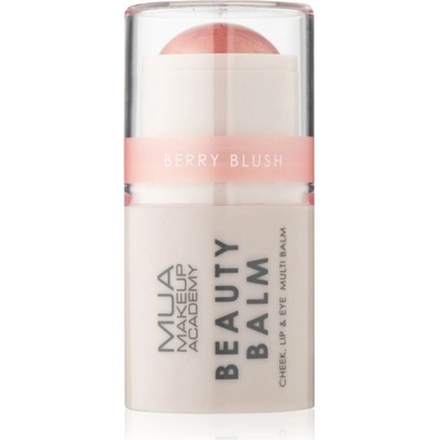 MUA Makeup Academy Beauty Balm krémová lícenka v tyčinke Berry Blush 4 g