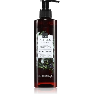Avon Senses Essence Rosemary & Carrot Seed омекотяващ крем за ръце 250ml