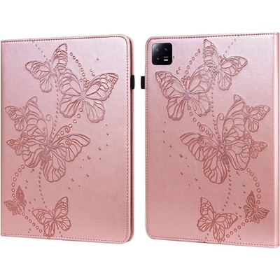 Vsetkonamobil 60093 ART BUTTERFLIES Zaklápacie puzdro Xiaomi Pad 6 / Pad 6 Pro ružové