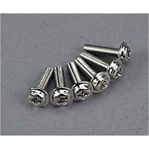 Traxxas кръстата винт M3x12mm глава с яка цинк. (6)
