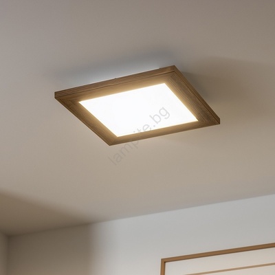Brilagi - LED Плафониера SLIMFRAME WOOD LED/25W/230V 34x34 см кафяв (BG1534C)