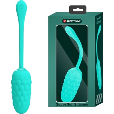 Pretty Love Marina Super Soft Silicone Vibrating Egg Aqua Green