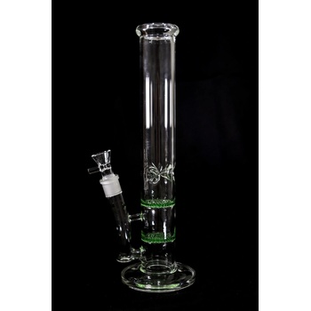 WeedShop Sklenený bong HoneyComb zelený 38 cm