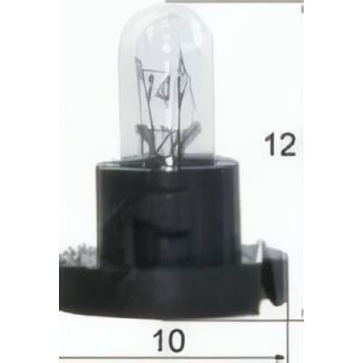 Autolamp 14V 1,12W T4 -plastická päticcierna