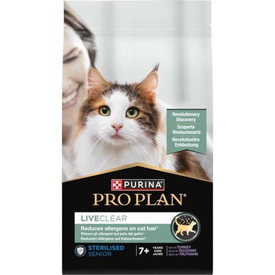 PRO PLAN LiveClear Sterilised Adult 7+ s morčacím 1,4 kg