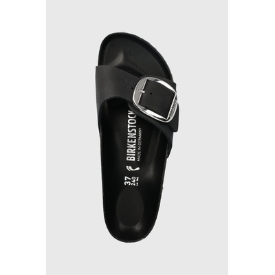 Birkenstock Чехли от набук Birkenstock Madrid Big Buckle в черно 1006523 (1006523)