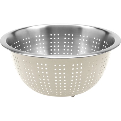 EH Excellent Houseware Kuchyňský cedník, Ø 24 cm, béžový béžová