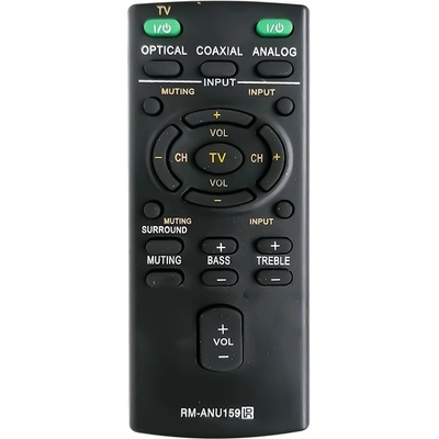 съвместим Sony rm-anu159, rm-anu160, ht-ct60, sa-ct60, ss-wct60 - заместител дистанционно управление (rm-anu159, rm-anu160, ht-ct60, sa-ct60, ss-wct60)