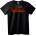 NOONEBRAND Тениска Сатанински огън - 2XL, Black