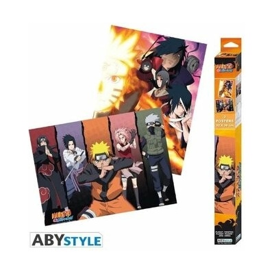 NARUTO SHIPPUDEN - Set 2 Posters Chibi 52x38 cm, ABYDCO609