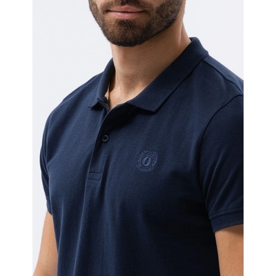 Ombre Polo Shirts navy blue