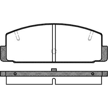 Sada brzdových platničiek kotúčovej brzdy REMSA 0179.20