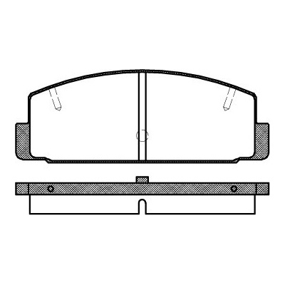 Sada brzdových platničiek kotúčovej brzdy REMSA 0179.20
