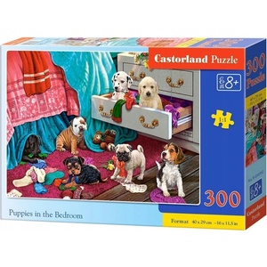 Castorland Пъзел Castorland от 300 части - Кученца в спалнята (B-0303392) - ozone