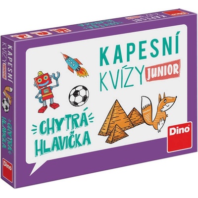 Dino Kapesní kvízy junior Chytrá hlavička